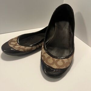 Coach | Elegant Brown Women's Flats | sz 11